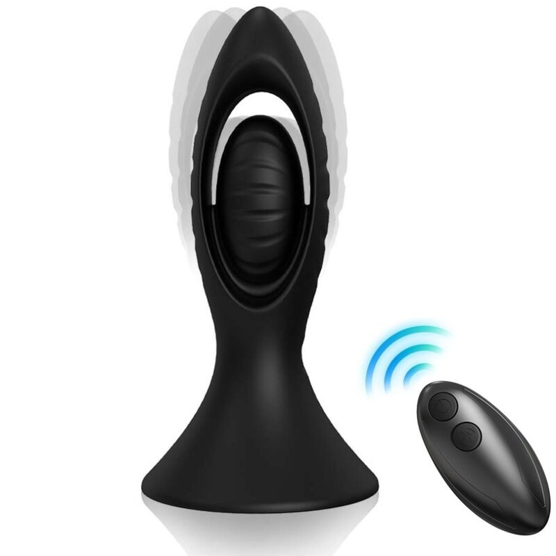 ARMONY - VIBRATOR and ANAL PLUG SILICONE BLACK