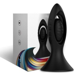 ARMONY - VIBRATEUR and PLUG ANAL SILICONE NOIR