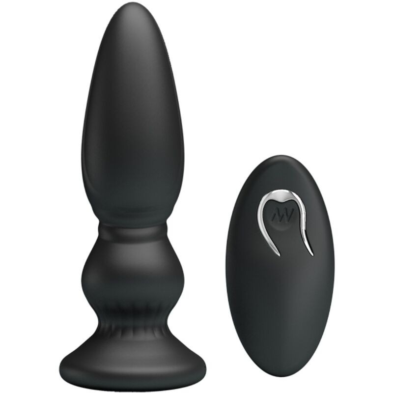 MR PLAY - POWERFUL VIBRATOR REMOTE CONTROL ANAL PLUG BLACK MR PLAY - POWERFUL VIBRATOR REMOTE CONTROL ANAL PLUG BLACK