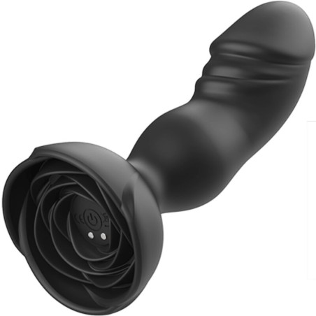 ARMONY - EXTREME A BLOOM ROSE VIBRATOR and ANALSTECKER FERNBEDIENUNG SCHWARZ