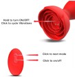 ARMONY - EXTREME A BLOOM ROSE VIBRATOR and ANAL PLUG REMOTE CONTROL RED ARMONY - EXTREME A BLOOM ROSE VIBRATOR and ANAL PLUG REMOTE CONTROL RED