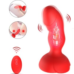 ARMONY - EXTREME A BLOOM ROSE VIBRATOR and ANALSTECKER FERNBEDIENUNG ROT