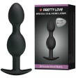 PRETTY LOVE - SILICONE ANAL BALLS 12.5 CM BLACK