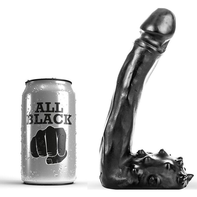 ALL BLACK - REALISTISCHER DILDO 19 CM ALL BLACK - REALISTISCHER DILDO 19 CM