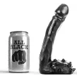 ALL BLACK - DILDO REALISTICO 19 CM