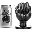 ALL BLACK - PUGNO ANALE 13 CM ALL BLACK - PUGNO ANALE 13 CM