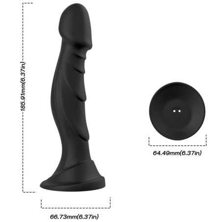 ARMONY - DILDO VIBRATOR and ANAL PLUG REMOTE CONTROL BLACK