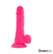 DIVERSIA - DILDO VIBRANT FLEXIBLE ROSE 20.5 CM -O- 4.2 CM DIVERSIA - DILDO VIBRANT FLEXIBLE ROSE 20.5 CM -O- 4.2 CM
