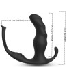 ARMONY - KNIGHT VIBRATOR ANAL PROSTATE and RING REMOTE CONTROL BLACK
