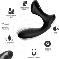 ARMONY - STORM VIBRATOR ANAL PROSTATA and STECKER FERNBEDIENUNG SCHWARZ