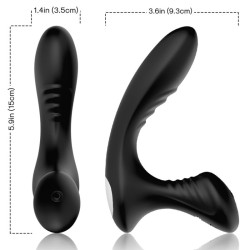 ARMONY - STORM VIBRATOR ANAL PROSTATE and PLUG REMOTE CONTROL BLACK
