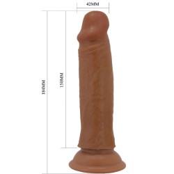 PRETTY LOVE - GODE RÉALISTE QUENTIN 18 CM MARRON