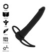 MYTHOLOGY - GODE ANAL COBI ONYX AVEC ANNEAU DE BITE ET TESTICULE 13 CM EN SILICONE MYTHOLOGY - GODE ANAL COBI ONYX AVEC ANNEAU DE BITE ET TESTICULE 13 CM EN SILICONE