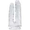 ALIVE - IMPERIUM DOUBLE PÉNIS RÉALISTE TRANSPARENT 12-14 CM