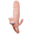 BAILE - BRAVE MAN PENIS COVER WITH CLIT AND ANAL STIMULATION FLESH 16.5 CM BAILE - BRAVE MAN PENIS COVER WITH CLIT AND ANAL STIMULATION FLESH 16.5 CM