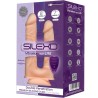 SILEXD - MODÈLE 1 VIBRATEUR PÉNIS RÉALISTE DOUBLE PÉNÉTRATION PREMIUM SILEXPAN SILICONE TÉLÉCOMMANDE 17.5 - 19.5 CM