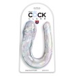 KING COCK - DOUBLE TROUBLE DOUBLE GODE 44 CM TRANSPARENT KING COCK - DOUBLE TROUBLE DOUBLE GODE 44 CM TRANSPARENT