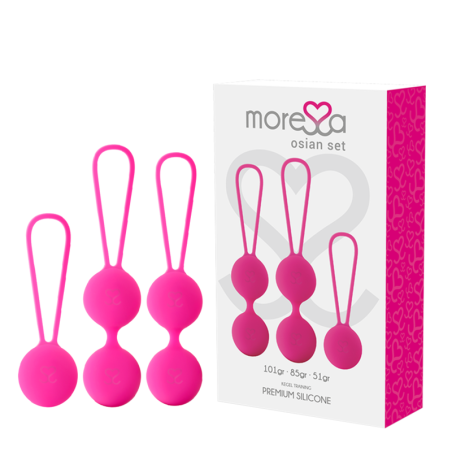 MORESSA - OSIAN SET PREMIUM SILICONE PINK (Osian One - 51 g Osian Two - 101 g Osian Three 85 g)