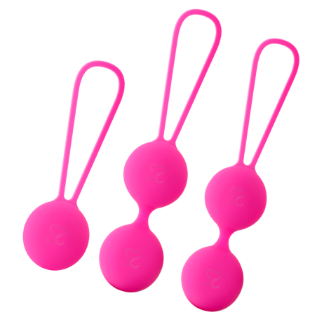 MORESSA - SET OSIAN PREMIUM SILICONE ROSA (Osian One - 51 g Osian Two - 101 g Osian Three 85 g)