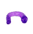 BAILE - DOUBLE DILDO IN LILAC FLEXIBLE JELLY