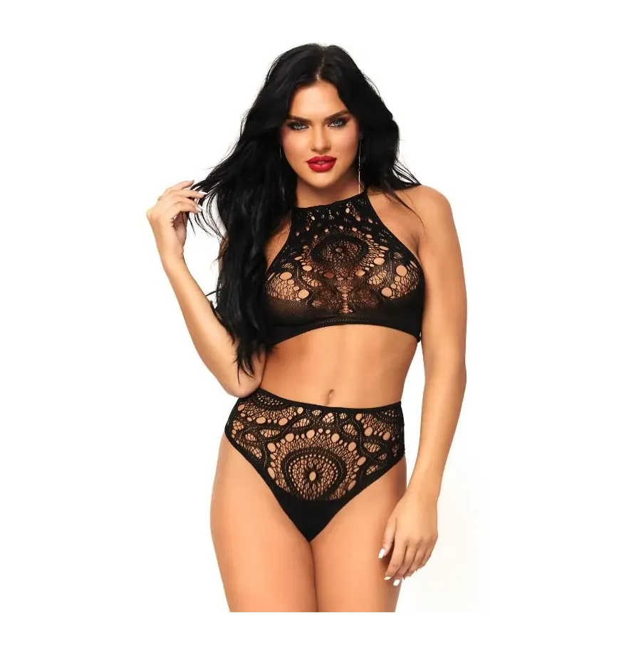 LEG AVENUE - SET 2 PEZZI TOP E SLIP S-M LEG AVENUE - SET 2 PEZZI TOP E SLIP S-M