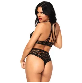 LEG AVENUE - ENSEMBLE 2 PIÈCES HAUT ET CULOTTE S-M