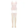 LIVCO CORSETTI FASHION - PERSINNE PEACH SET CORSET PANTY STOCKINGS LIVCO CORSETTI FASHION - PERSINNE PEACH SET CORSET PANTY STOCKINGS