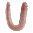 KING COCK - GODE DOUBLE PÉNÉTRATION 17.8 CM NATUREL KING COCK - GODE DOUBLE PÉNÉTRATION 17.8 CM NATUREL