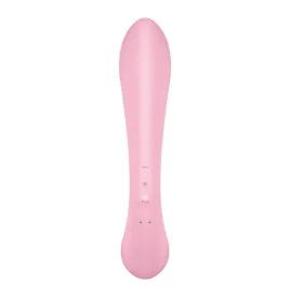 SATISFYER - TRIPLE OH VIBRADOR HÍBRIDO ROSA