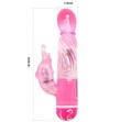 BAILE - VIBRATEUR MULTIVITESSES AVEC STIMULATEUR ROSE