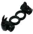 BAILE - SWEET RING DOUBLE ANNEAU AVEC DOUBLE LAPIN BAILE - SWEET RING DOUBLE ANNEAU AVEC DOUBLE LAPIN
