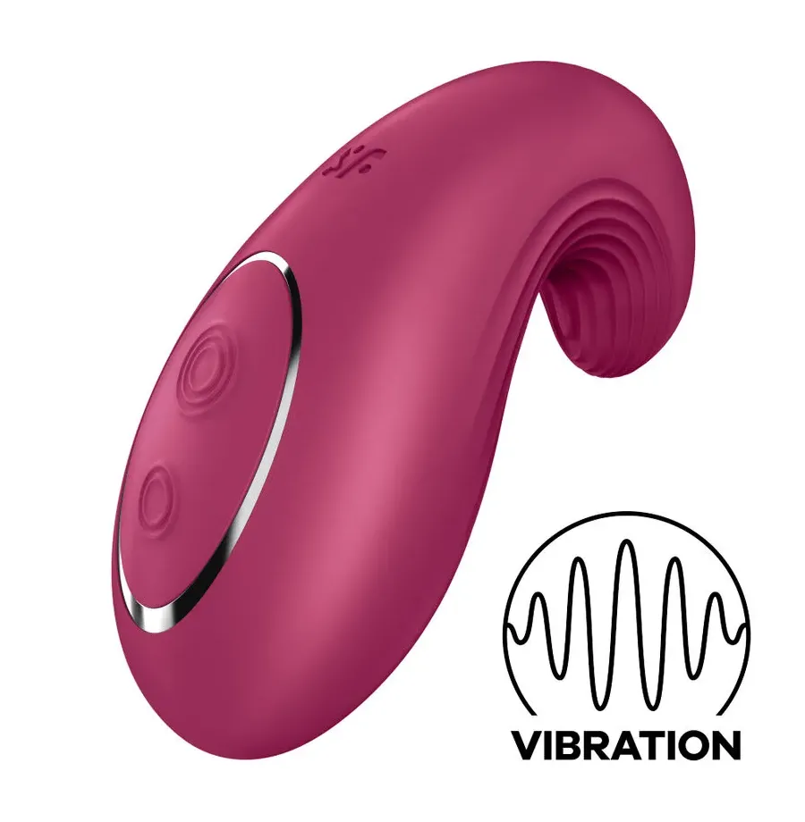 SATISFYER - DIPPING DELIGHT AUFLEGVIBRATOR ROT SATISFYER - DIPPING DELIGHT AUFLEGVIBRATOR ROT