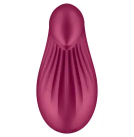 SATISFYER - DIPPING DELIGHT AUFLEGVIBRATOR ROT