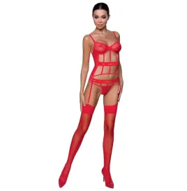 PASSION - KYOUKA KORSETT - ROT L-XL