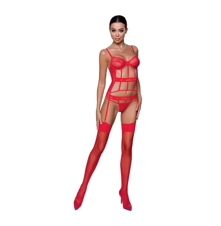 PASSION - CORSETTO KYOKA - ROSSO L-XL PASSION - CORSETTO KYOKA - ROSSO L-XL