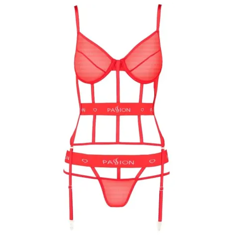 PASSION - CORSETTO KYOKA - ROSSO L-XL