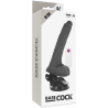 BASECOCK - VIBRADOR REALÍSTICO CONTROL REMOTO NATURAL 19 CM -O- 4 CM