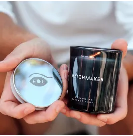 EYE OF LOVE - MATCHMAKER BLACK DIAMOND MASSAGE CANDLE ATTRACT HER 150 ML