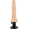 BASECOCK - VIBRADOR REALÍSTICO ARTICULABLE CONTROL REMOTO NATURAL 18.5 CM -O- 4 CM