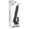 BASECOCK - VIBRATEUR RÉALISTE TÉLÉCOMMANDE NATUREL 21 CM -O- 4 CM