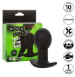 CALEXOTICS - ROCK BOTTOM ANAL PLUG 10 VIBRATIONS SILICONE BLACK CALEXOTICS - ROCK BOTTOM ANAL PLUG 10 VIBRATIONS SILICONE BLACK
