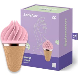 SATISFYER - SWEET TREAT SPINNATOR MARRÓN and ROSA