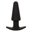 CALEXOTICS - ROCK BOTTOM TAPERED ANAL PLUG 10 VIBRACIONES SILICONE BLACK CALEXOTICS - ROCK BOTTOM TAPERED ANAL PLUG 10 VIBRACIONES SILICONE BLACK