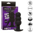 CALEXOTICS - ROCK BOTTOM BEADED ANAL PLUG 10 VIBRATIONS SILICONE BLACK CALEXOTICS - ROCK BOTTOM BEADED ANAL PLUG 10 VIBRATIONS SILICONE BLACK