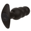 CALEXOTICS - ROCK BOTTOM BEADED ANAL PLUG 10 VIBRATIONS SILICONE BLACK CALEXOTICS - ROCK BOTTOM BEADED ANAL PLUG 10 VIBRATIONS SILICONE BLACK