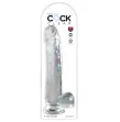 KING COCK - CLEAR DILDO CON TESTÍCULOS 24.8 CM TRANSPARENTE KING COCK - CLEAR DILDO CON TESTÍCULOS 24.8 CM TRANSPARENTE