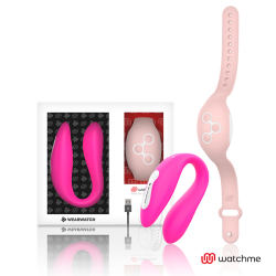 WEARWATCH - VIBRATEUR WATCHME DOUBLE TECHNOLOGIE FUCHSIA - ROSE