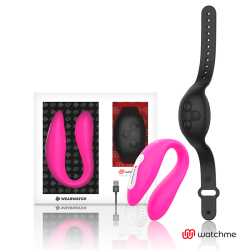 WEARWATCH - VIBRATORE WATCHME DOPPIA TECNOLOGIA FUCSIA-AZABACHE