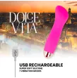 DOLCE VITA - RECHARGEABLE VIBRATOR ONE PINK 7 SPEED DOLCE VITA - RECHARGEABLE VIBRATOR ONE PINK 7 SPEED