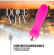 DOLCE VITA - AUFLADBARER VIBRATOR FÜNF ROSA 7 GESCHWINDIGKEITEN DOLCE VITA - AUFLADBARER VIBRATOR FÜNF ROSA 7 GESCHWINDIGKEITEN